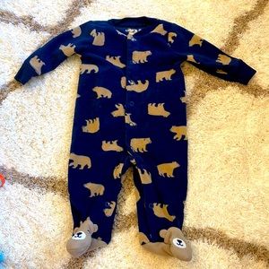 Carter’s Fleece Bear Footie Pajamas